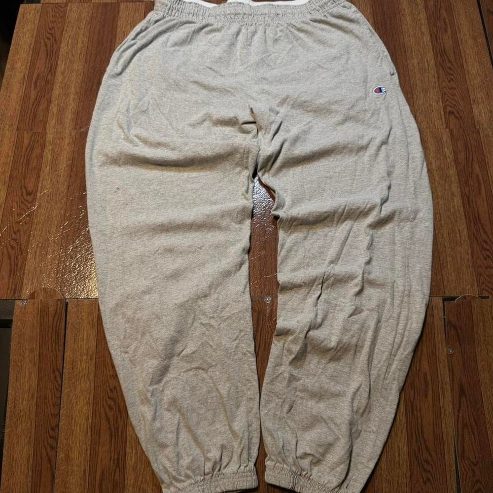 Champion Light Grey Essential Sportswear Sweatpants Jogger Large